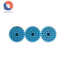 3 steps floor diamond polishing pad